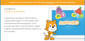 Screenshot of Scratch Jr. http://bit.ly/1nQVCAC